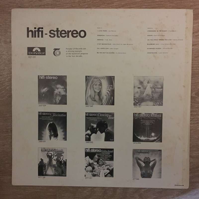Evergreens In Stereo - Vinyl LP- Opened  - Very-Good+ Quality (VG+)