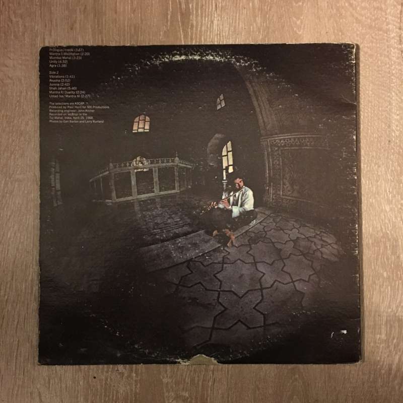 Paul Horn - Inside -  Vinyl LP Record  - Opened  - Very-Good+ Quality (VG+)