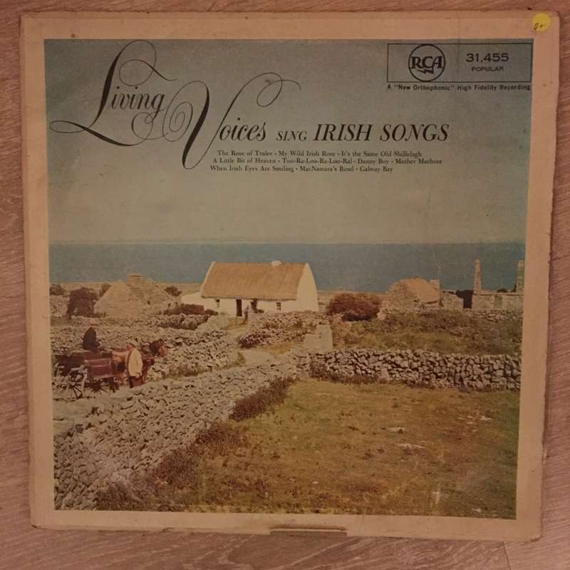 Living Voices SIng Irish Songs - Vinyl LP Record - Opened  - Good+ Quality (G+)