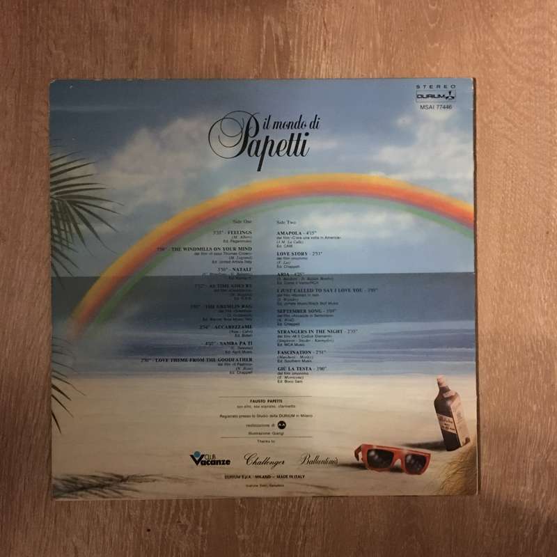 Il Mondo Di Papetti - Vinyl LP Record - Opened  - Very-Good Quality (VG)