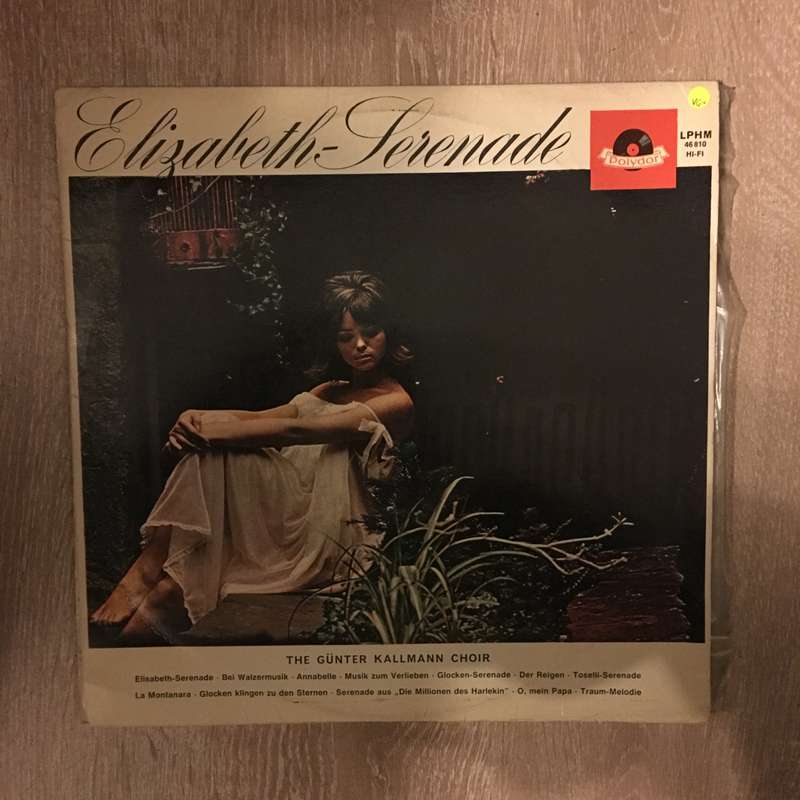 The Gunter Kallmann Choir  Elizabethan Serenade - Vinyl LP Record - Opened  - Very-Good Quality...