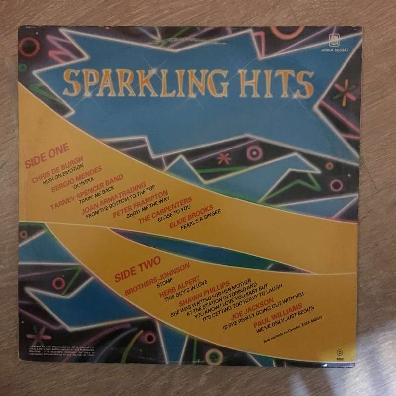 Sparkling Hits Through the Years - Original Artists - Vinyl LP Record - Opened  - Very-Good+ Qual...