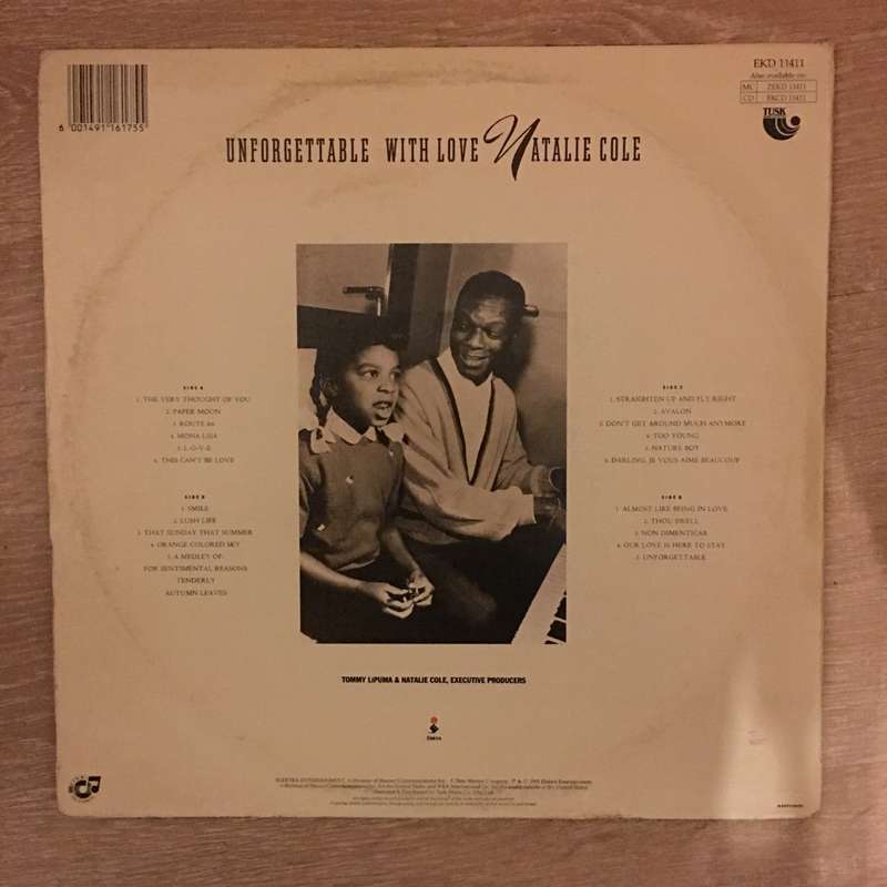 Natalie Cole  Unforgettable With Love -  Double Vinyl  Record - Very-Good+ Quality (VG+)