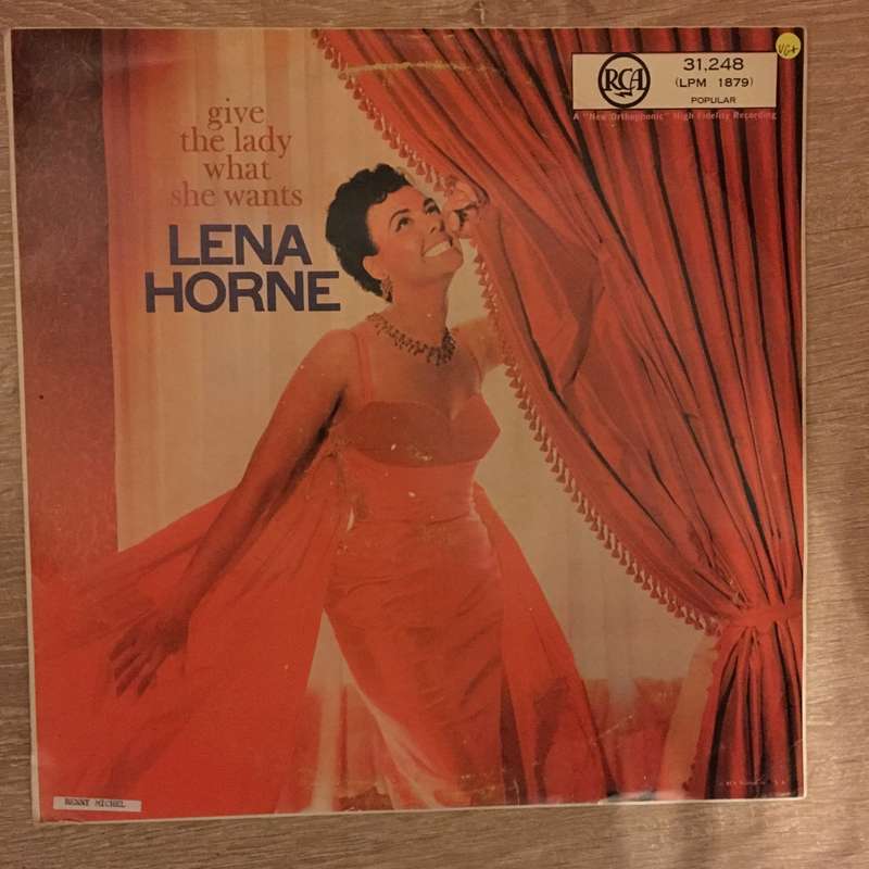 Lena Horne  Give The Lady What She Wants -  Vinyl  Record - Opened  - Very-Good+ Quality (VG+)