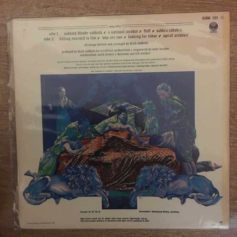 Black Sabbath - Sabbath Bloody Sabbath (Germany)  - Vinyl LP Record (VG+)