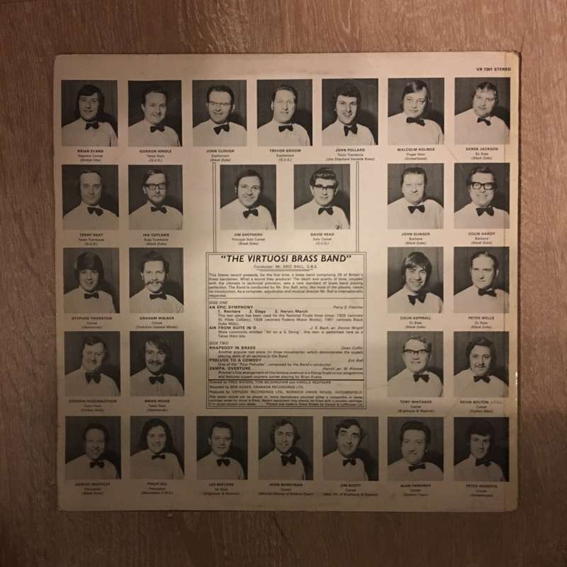 Eric Ball - The Virtuosi Brass Band - Vinyl LP Record - Opened  - Very-Good Quality (VG)