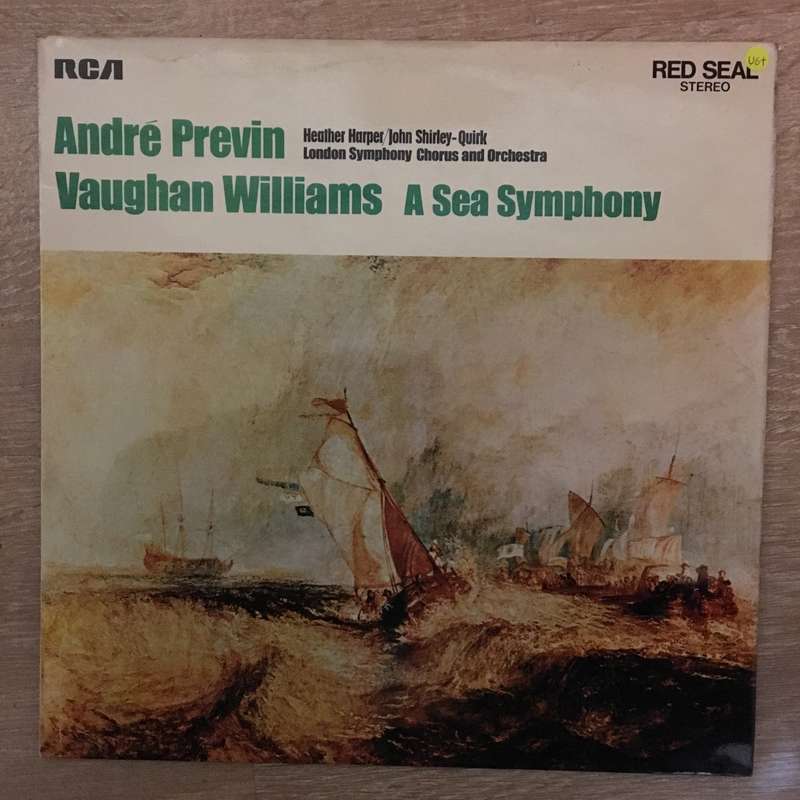 Ralph Vaughan Williams, André Previn, London Symphony Orchestra And Chorus  A Sea Symphony...