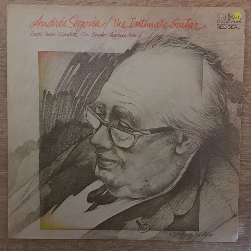 Andrés Segovia  The Intimate Guitar - Vinyl LP Record - Opened  - Very-Good+ Quality (VG+)