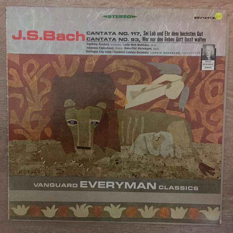 J. S. Bach, Franfurt Cantata Orchestra, Göttingen City Choir, Ludwig Doormann, Ingeborg Reichelt...