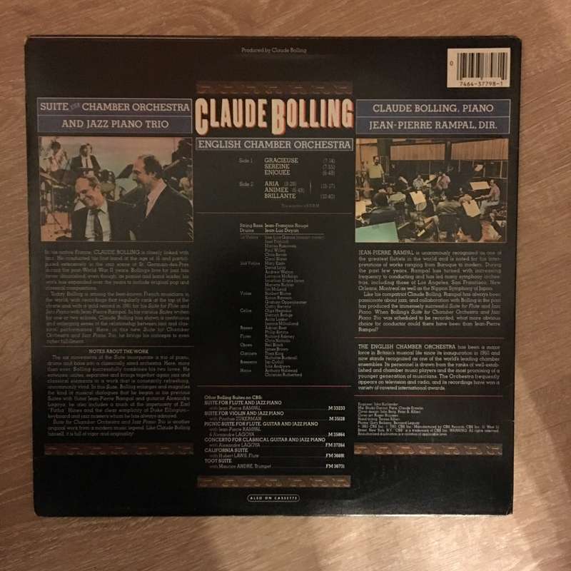 Claude Bolling - English Chamber Orchestra - Jean-Pierre Rampal  Suite For Chamber Orchestr...