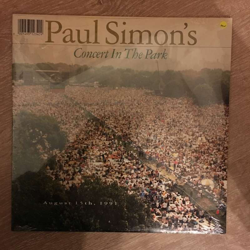 Paul Simon  - Concert in the Park -  Double Vinyl LP Record - New Sealed