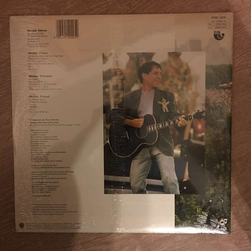 Paul Simon  - Concert in the Park -  Double Vinyl LP Record - New Sealed