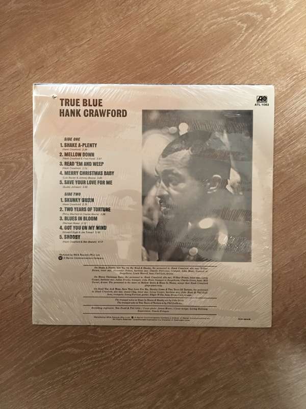 Hank Crawford - True Blue -  Vinyl LP Record - New Sealed