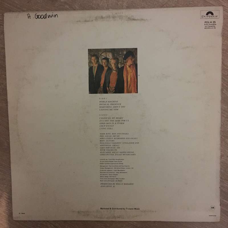 Level 42 - World Machine - Vinyl LP Record - Very-Good Quality (VG)