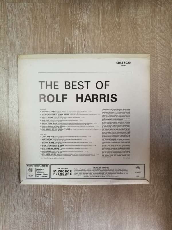 The Best Of Rolf Harris - Vinyl LP Record - Opened  - Very-Good Quality (VG)