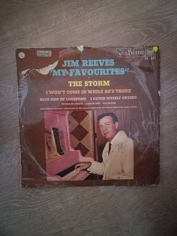 Jim Reeves - My Favourites - The Storm - Vinyl LP Record - Opened  - Good Quality (G)