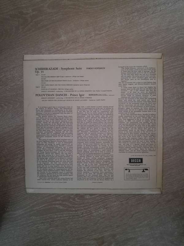 Scheherazade - Polovtsian Dances - Vinyl LP Record - Opened  - Very-Good+ Quality (VG+)