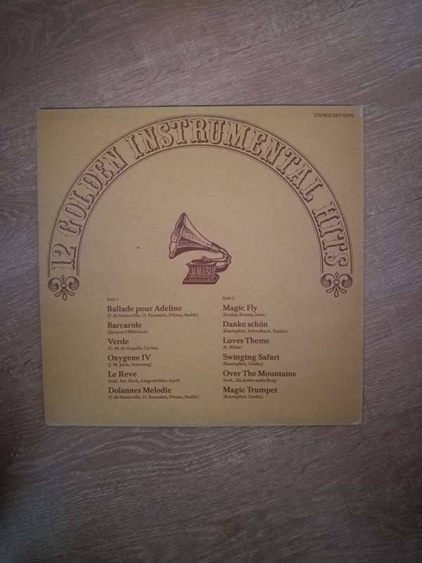 Various - 12 Golden Instrumental Hits - Vinyl LP Record - Opened  - Very-Good+ Quality (VG+)