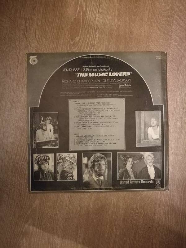 Ken Russell's The Music Lovers Soundtrack - Vinyl LP Record - Opened  - Very-Good+ Quality (VG+)