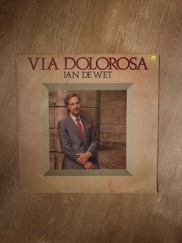 Jan De Wet - Via Dolorosa - Vinyl LP Record - Opened  - Very-Good+ Quality (VG+)