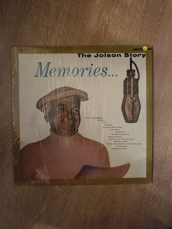 The Jolson Story - Memories - Vinyl LP Record - Opened  - Very-Good+ Quality (VG+)