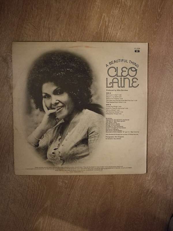 Cleo Laine - A Beautiful Thing - Vinyl LP Record - Opened  - Very-Good- Quality (VG-)