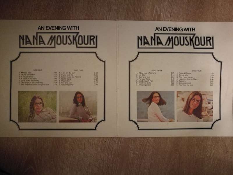An Evening With Nana Mouskouri - Vinyl LP Record - Opened  - Very-Good- Quality (VG-)