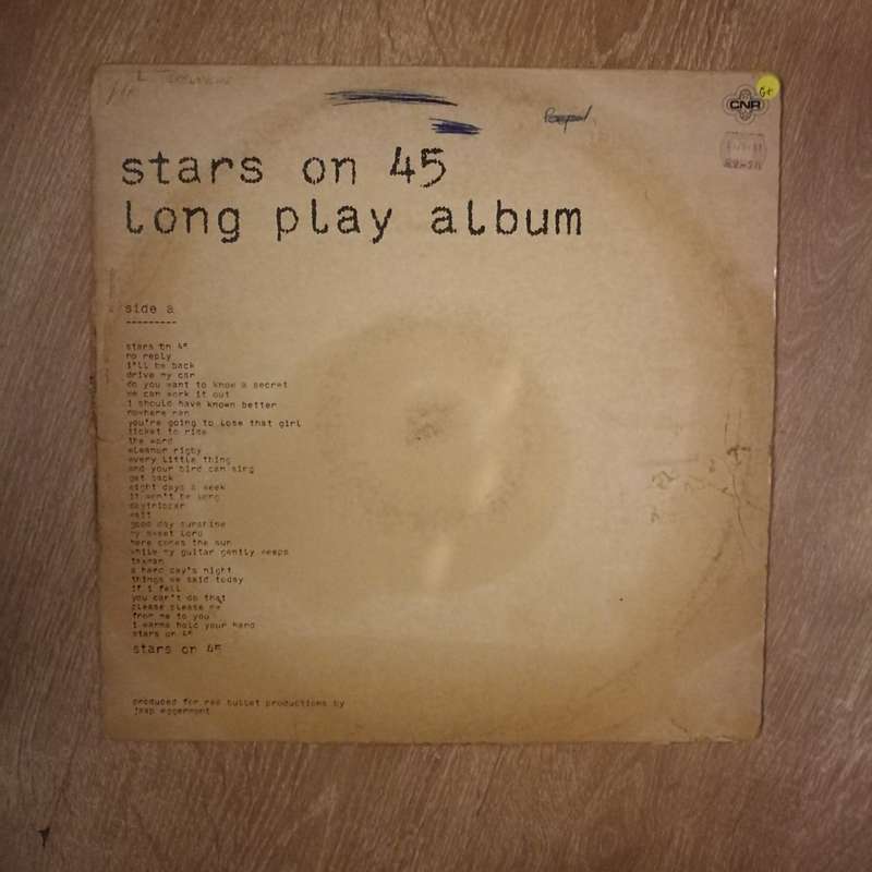 Stars on 45 Long Play Album - Vinyl LP Record  (G+)