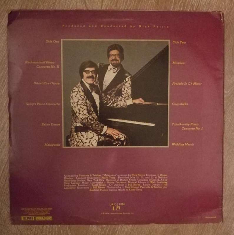 Ferrante & Teicher  Classical Disco - Vinyl LP Record - Opened  - Very-Good Quality (VG)