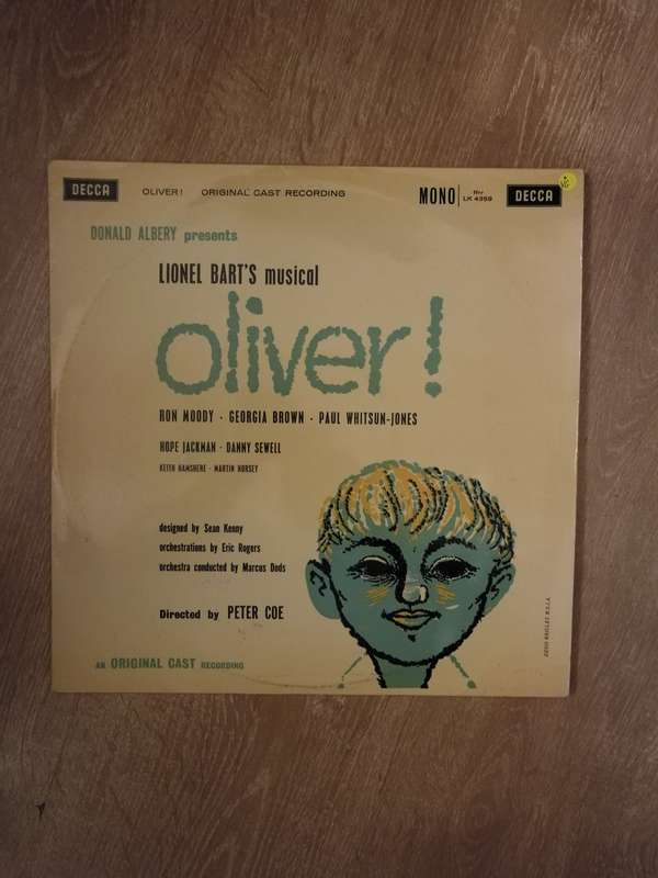 Lionel Bart  Oliver! - Original Cast Recording - Vinyl LP Record - Opened  - Very-Good Qual...