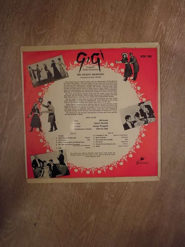 Alan Jay Lerner, Frederick Loewe  Gigi - Vinyl LP Record - Opened  - Very-Good Quality (VG)