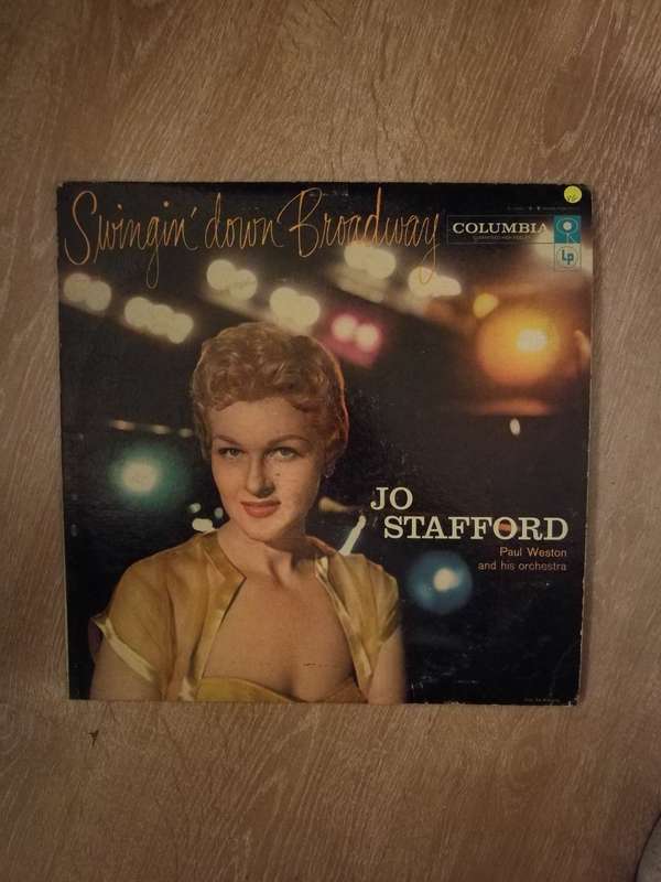 Jo Stafford  Swingin' Down Broadway - Vinyl LP Record - Opened  - Very-Good Quality (VG)