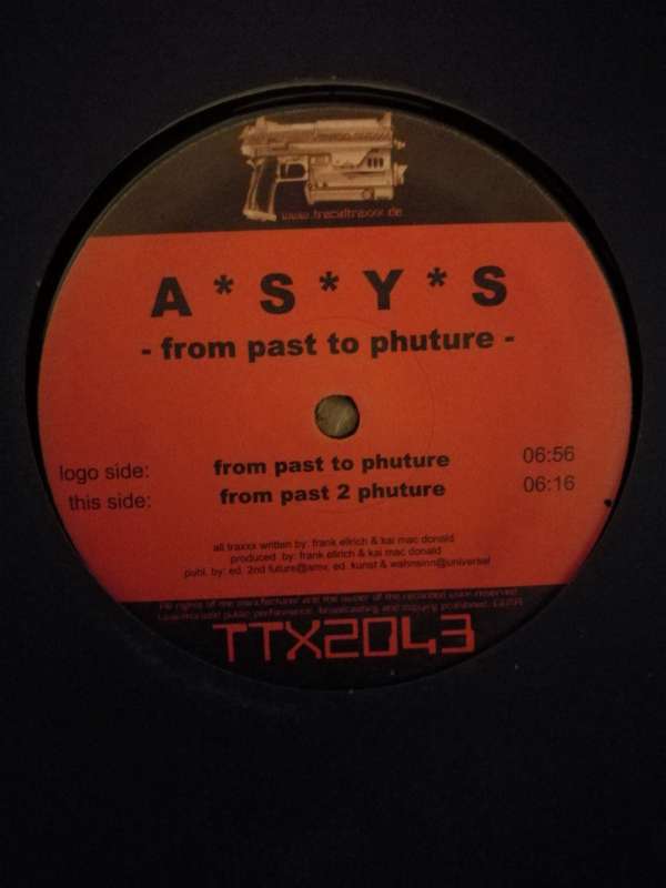 ASYS - From Past To Phuture - Vinyl LP Record - Opened  - Very-Good Quality (VG)