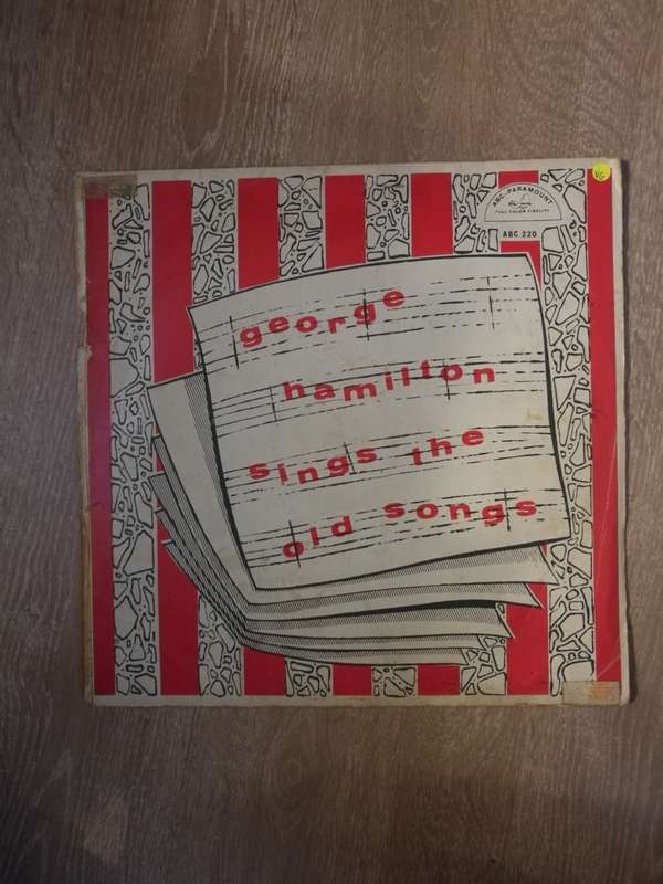 George Hamilton Sings The Old Songs - Vinyl LP Record - Opened  - Very-Good Quality (VG)