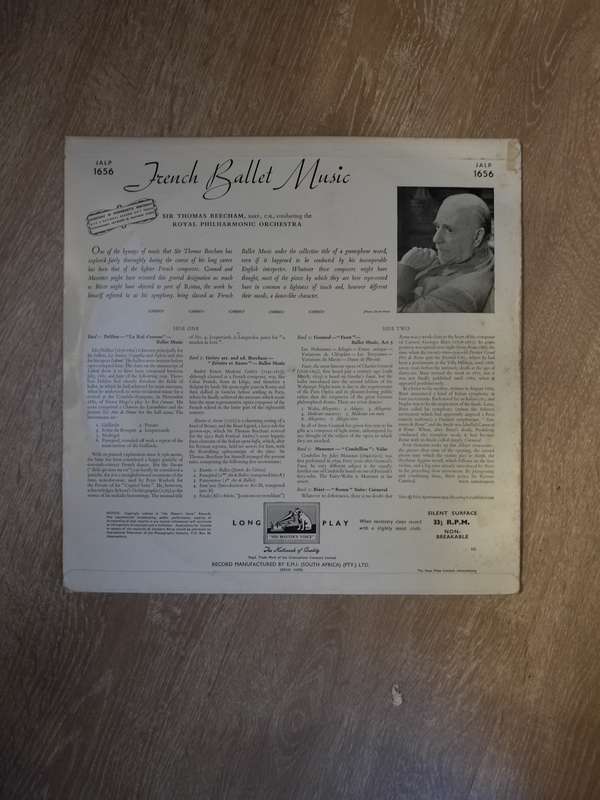 Thomas Beecham - Royal Philharmonic Orchestra French Ballet Music - Vinyl LP Record - Opened  - V...