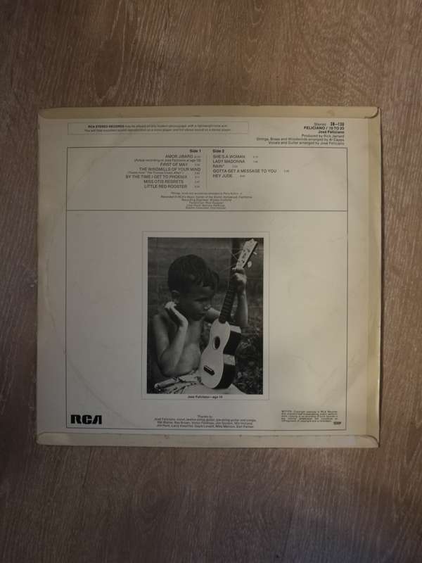 Feliciano  -10 to 23 - Vinyl LP Record - Opened  - Very-Good Quality (VG)