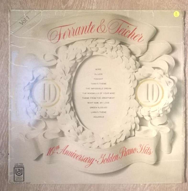 Ferrante & Teicher - Vol1 - 10th Anniversary Golden Piano Hits - Vinyl LP Record - Opened  - Very...