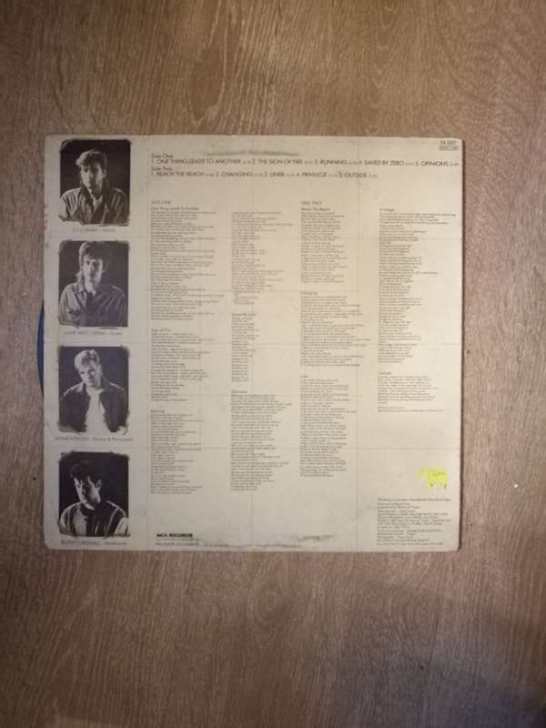 The Fixx - Reach The Beach -  Vinyl LP Record - Opened  - Very-Good+ Quality (VG+)