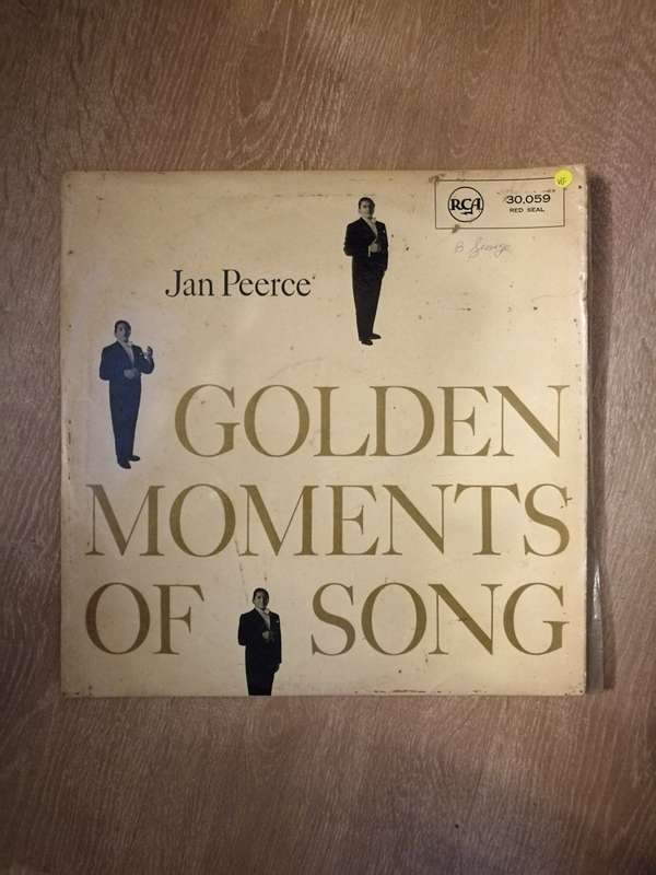 Jan Peerce - Golden Moments Of Song - Vinyl LP Record - Opened  - Very-Good Quality (VG)