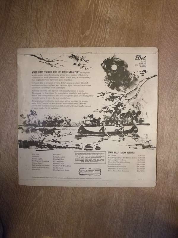 Billy Vaughn Plays - Vinyl LP Record - Opened  - Good+ Quality (G+)