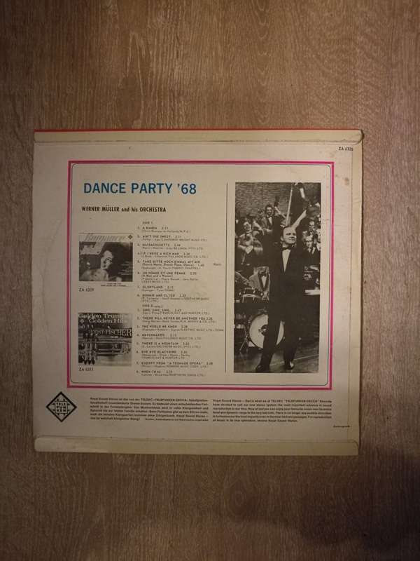 Werner Muller - Dance Party 68 - Vinyl LP Record - Opened  - Very-Good+ Quality (VG+)