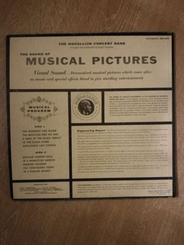 The Medallion Concert Band   The Sound Of Musical Picturess - Vinyl LP Record - Opened  - V...