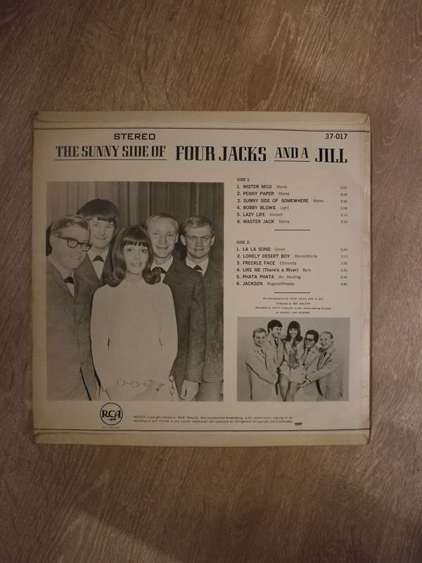 The Sunny Side Of Four Jacks & A Jill - Vinyl LP Record - Opened  - Very-Good+ Quality (VG+)