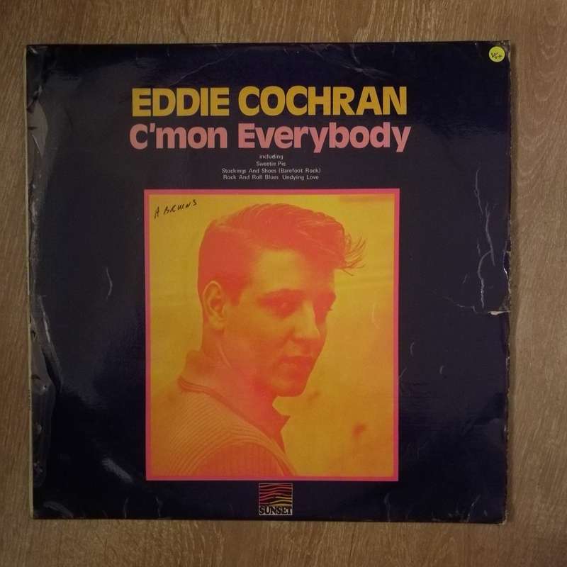 Eddie Cochran - C'Mon Everybody - Vinyl LP Record  (VG+)