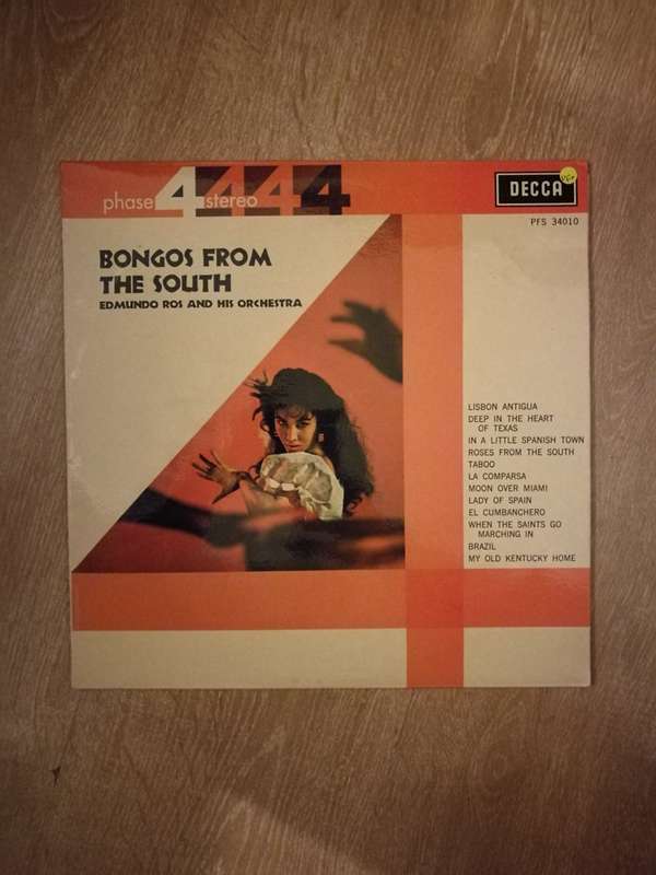 Edmundo Ross and his Orchestra - Bongos from the South - Phase 4 Stereo - Vinyl LP Record - Opene...