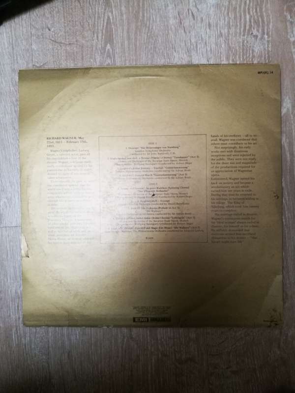 Wagner Masterpiece - Highlights from Patience and Highlights from Mikano+ - Vinyl LP Record - Ope...