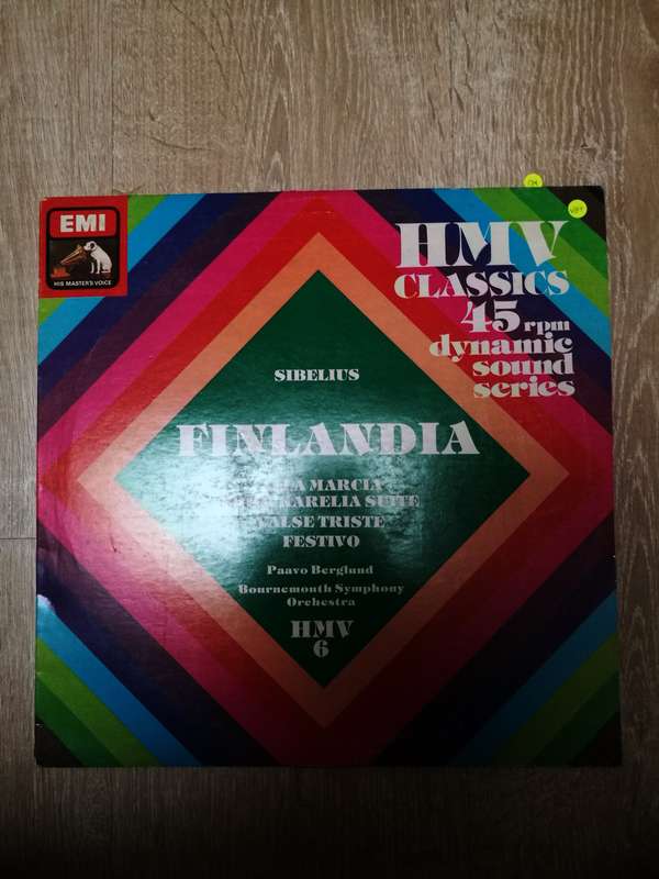 Sibelius - Finlandia - Vinyl LP Record (45rpm) - Near Mint Condition (NM)