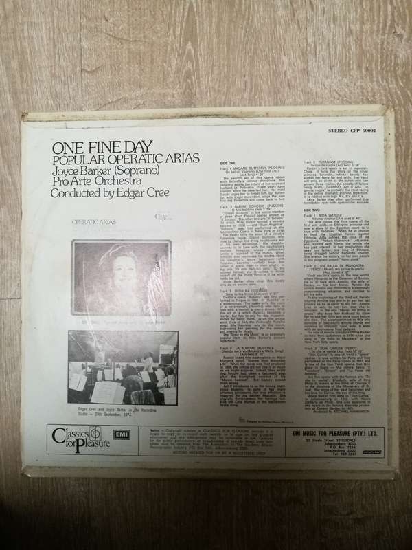 One Fine Day - Popular Operatic Arias  Symphony No.6 In F - 'Pastoral'  - Vinyl LP Record -...