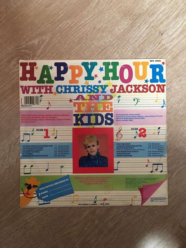 Chrissy Jackson and The Kids - Happy Hour - Vinyl LP Record - Opened  - Very-Good Quality (VG)
