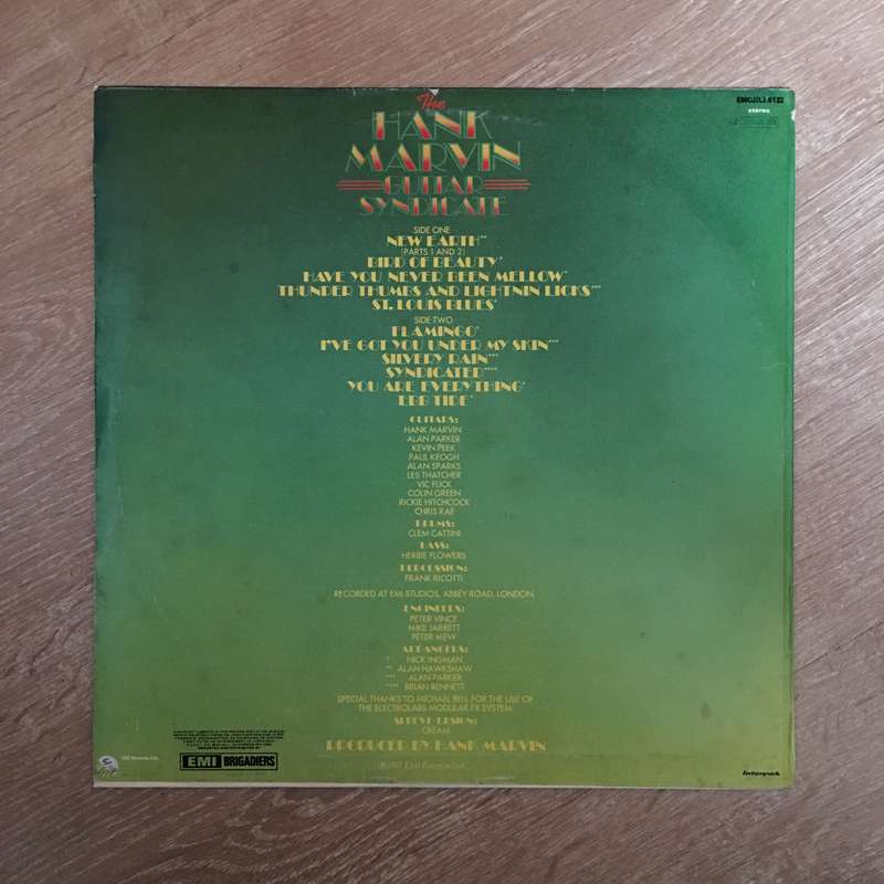 The Hank Marvin Guitar Syndicate - Vinyl LP Record - Opened  - Very-Good+ Quality (VG+)